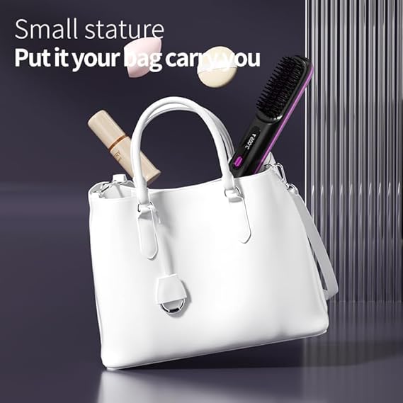Portable Hair Straightener Brush